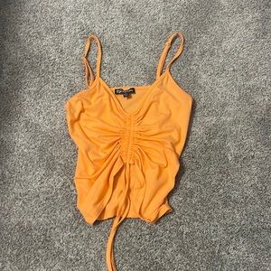 Freshman ruched tank